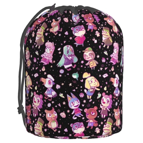 Drawstring Barrel Cosmetic Travel Bag - Picture 1 of 7